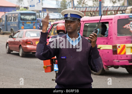 Verkehr zentralen Nairobi Kenia Afrika Stockfoto