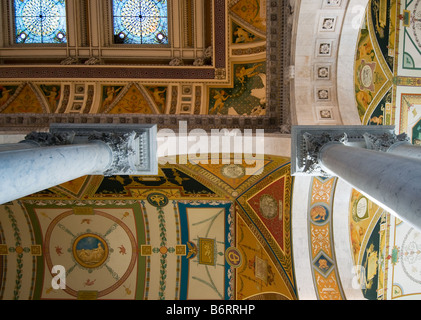 Die große Halle von der Library of Congress in Washington, D.C. Stockfoto