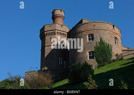 Inverness Castle Hill schloss 1833 Sheriff Court jetzt Amtsgericht entworfen von Thomas Brown 1846 8 Highland Scotland UK Stockfoto