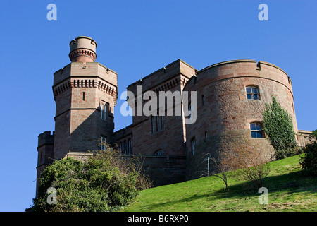 Inverness Castle Hill schloss 1833 Sheriff Court jetzt Amtsgericht entworfen von Thomas Brown 1846 8 Highland Scotland UK Stockfoto