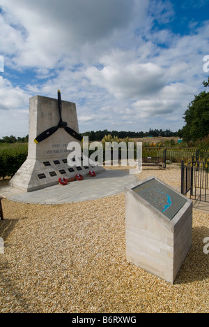 New Forest Flugplätze Denkmal am Holmsley Süden. Stockfoto