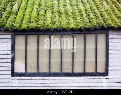 Alten Wetterschenkel Schuppen bei Avebury Wiltshire Stockfoto
