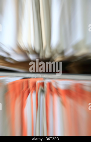 in einem Aktenschrank Hängeregister Stockfoto