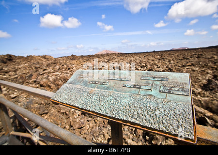 Centro de Visitantes, Timanfaya, Lanzarote, Kanarische Inseln, Spanien Stockfoto