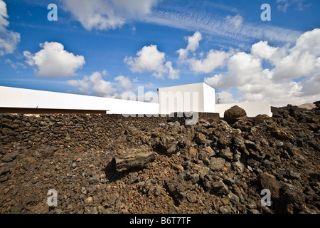 Centro de Visitantes, Timanfaya, Lanzarote, Kanarische Inseln, Spanien Stockfoto