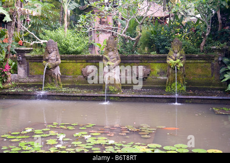 Gärten des Agung Rai Museum of Art in Ubud (Bali - Indonesien). Jardins du Musée d ' Art Agung Rai, À Ubud (Bali - Indonésie). Stockfoto