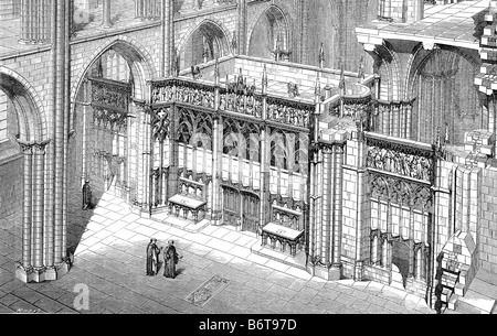 Abbey, wo Jeanne d ' Arc Dokumente unterzeichnet Stockfoto