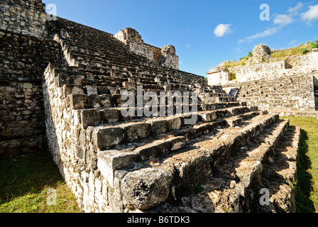 Maya-Ruinen im Ek Balam in der Nähe von Valladolid Yucatan Mexiko Stockfoto