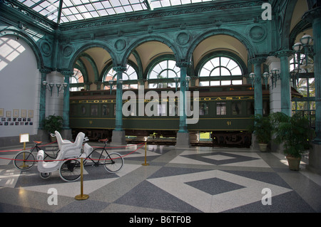 Henry Flagler House Museum in Palm Beach Florida The Fifty five Zimmer Beaux Arts Estate bekannt als Whitehall Stockfoto