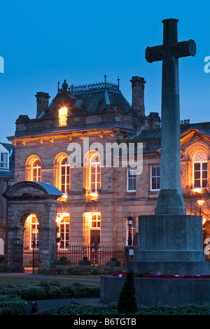 Kriegsdenkmal in der Sele ein Park in der Stadt von Hexham, Northumberland, England Stockfoto