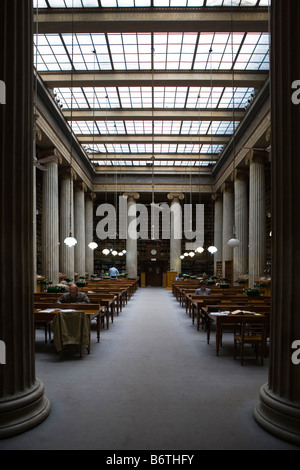 Vallianos Nationalbibliothek, Lesesaal, Athen, Griechenland Stockfoto