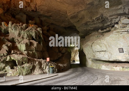 Straße durch Grand Arch Jenolan Caves Blue Mountains New South Wales Australien Stockfoto