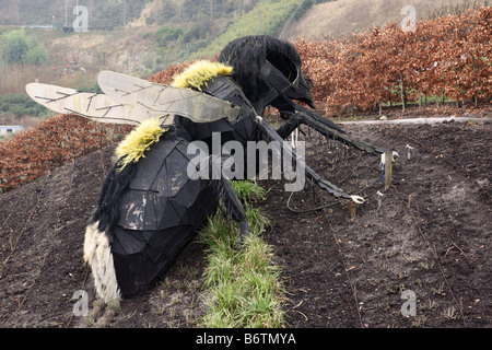 Bombus The Bee The Eden Project, Cornwall, Großbritannien Stockfoto