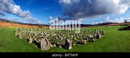 Beaghmore Stein Kreise Co Tyrone Nordirland Stockfoto