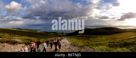 Clew Bay Croagh Patrick Co. Mayo, Irland Stockfoto