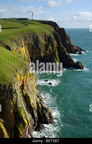 Mull of Galloway, gespielt am südlichsten Punkt, Rhins of Galloway, Dumfries & Galloway, Schottland Stockfoto