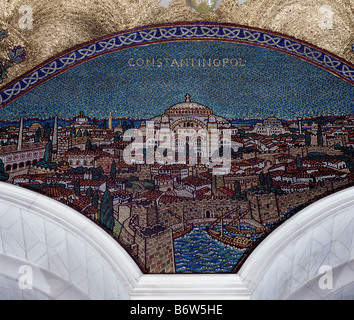 Constantinople Mosaik Westminter Kathedrale Stockfoto