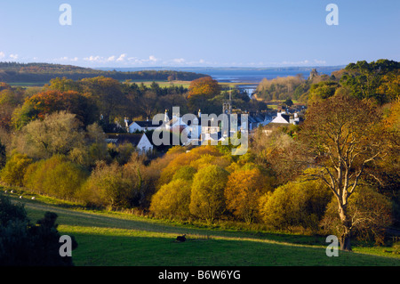 Torhaus der Flotte im Herbst, Flotte Tal National Scenic Area, Dumfries & Galloway, Schottland Stockfoto