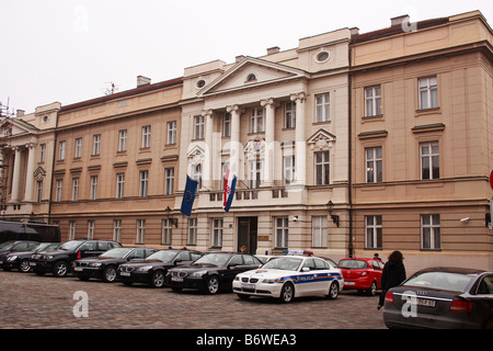 KROATIEN, ZAGREB. Das kroatische Parlament (Hrvatski Sabor in kroatischer Sprache) in Zagreb. Stockfoto