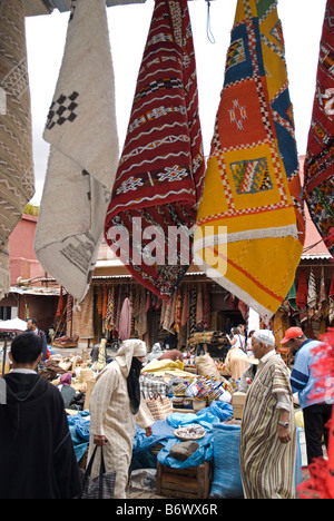 Marokko, Marrakesch, Marrakesch-Museum. Das Marrakesch-Museum befindet sich im Dar Menebhi Palast Stockfoto