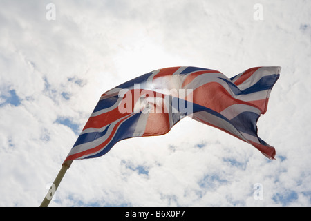 Union Jack-Flagge Stockfoto