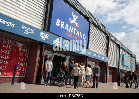 Brantano Shop, Festival Retail Park, Stoke-on-Trent Stockfoto