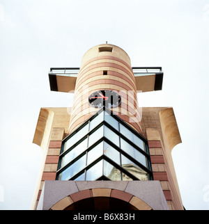 Der britische Architekt Sir James Stirling Nummer eins Geflügel postmodernen Gebäude in der Londoner City Square Mile England UK KATHY DEWITT Stockfoto