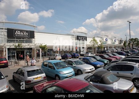 Schwarze und nächsten Läden, Telford Forge Retail Park, Telford Stockfoto