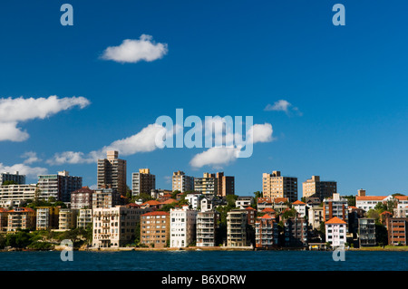 "Skyline von Milson Punkt vom Circular Quay Sydney Australia gesehen" Stockfoto