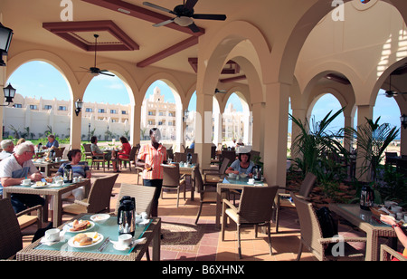 Kap Verde Inseln Boa Vista Riu Karamboa Frühstück Stockfoto
