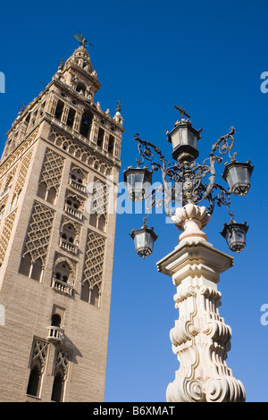 Sevilla Spanien die Giralda Turm Stockfoto