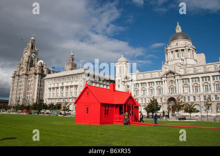 Musique Royal von Peter Johansson in die Liverpool Biennale 2004 Stockfoto