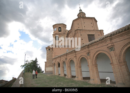 Cascante Basilika in Navarra Stockfoto