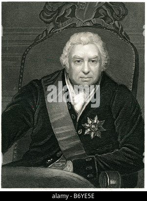 Sir J Banken des 19. Jahrhunderts Sir Joseph Banks 1743 1820 war der englische Naturforscher und Botaniker auf Cook s erste große Reise 1768 17 Stockfoto