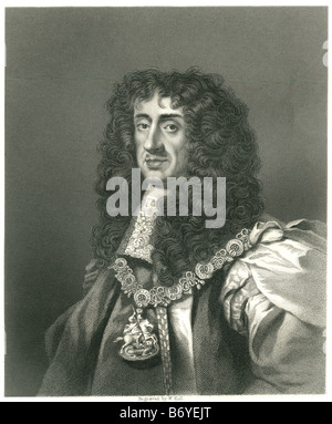 Karl II. (29. Mai 1630 OS – 6. Februar 1685) war der König von England, Schottland und Irland. Stockfoto