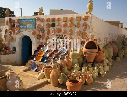 Tunesien Djerba Kallala Keramik Stockfoto