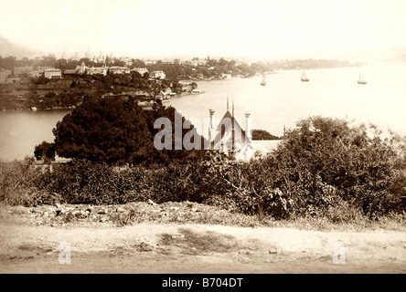 Sydney Harbour View Form Darling Point, New South Wales, Australien, ca. 1900 Stockfoto