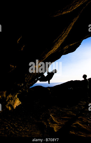 Kletterer, Santa Barbara, Kalifornien. Stockfoto