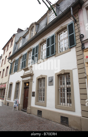 Karl Marxs Geburtshaus, Trier, Rheinland, Deutschland Stockfoto