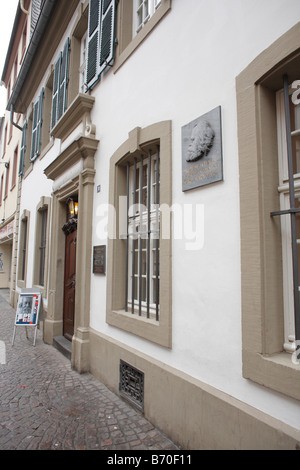 Karl Marxs Geburtshaus, Trier, Rheinland, Deutschland Stockfoto