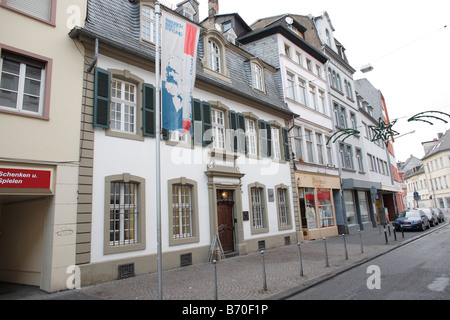 Karl Marxs Geburtshaus, Trier, Rheinland, Deutschland Stockfoto