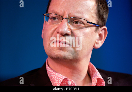 Professor für Recht Philippe Sands QC abgebildet bei Hay Festival 2008 Hay on Wye Powys Wales UK EU Stockfoto