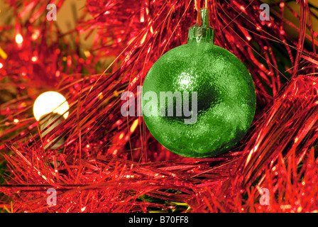 Weihnachtsbaum Dekoration Stockfoto
