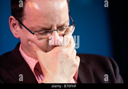 Professor für Recht Philippe Sands QC abgebildet bei Hay Festival 2008 Hay on Wye Powys Wales UK EU Stockfoto