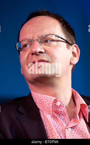 Professor für Recht Philippe Sands QC abgebildet bei Hay Festival 2008 Hay on Wye Powys Wales UK EU Stockfoto