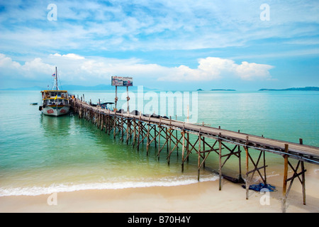 Pier Bo Phut Ko Samui, Thailand Stockfoto