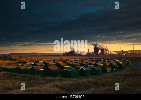 Corus Stahlwerke Redcar Teesside Stockfoto