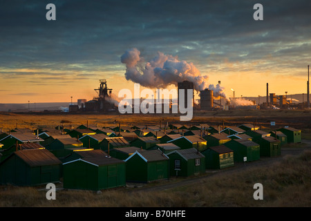 Corus Stahlwerke Redcar Teesside Stockfoto