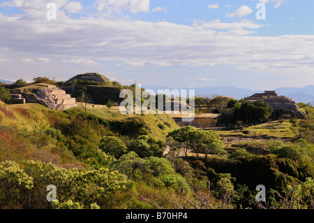 Alte Stadt von Monte Alban, Mexiko Stockfoto