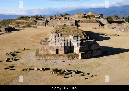 Ruinen von Monte Alban, Mexiko Stockfoto